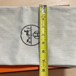 Hermes shoe box and duct bags